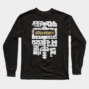 DnD Adventure Dungeon Map Grid Long Sleeve T-Shirt